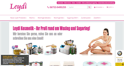 Desktop Screenshot of leydi-haarentfernung.de